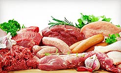 Poly bag clipper for meats and sausages