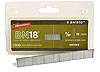 Arrow BN1810 brad nails 5/8-inch, brown, 18 ga. 1,000/box. Made in USA.