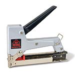 Rocama 16/80 Medium-duty hand tacker. 1/2” crown, 20 ga. staples 1/4” – 9/16” length