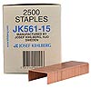 JK561-15 (C-58) Carton Staples, 5/8-inch leg. LF. 25,000/carton. JK Brand.