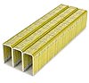 Senco M type staples 3/4-inch leg. Galv. 5,000/box. Made in Europe.
