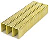 Senco M type staples 5/8-inch leg. Galv. 5,000/box. Made in Europe.