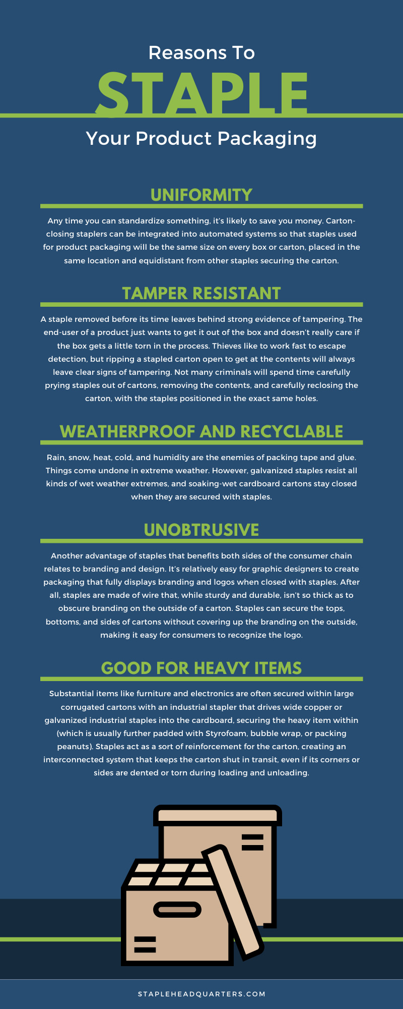 Staple Your Product Packaging