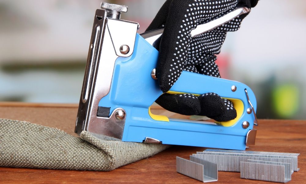 How to Reupholster Chairs Using a Staple Gun